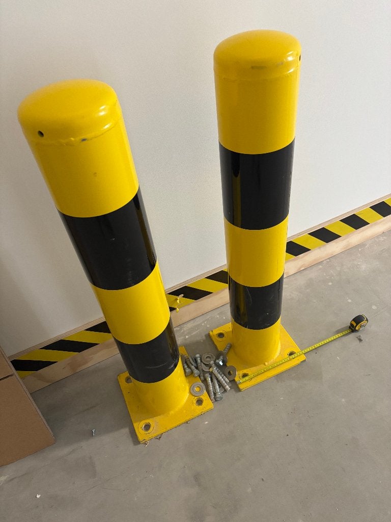 2 RAMPALEN 100CM MET BEVESTIGINGSMATERIALEN, Ophalen, Minder dan 80 cm, Zo goed als nieuw, 80 tot 120 cm