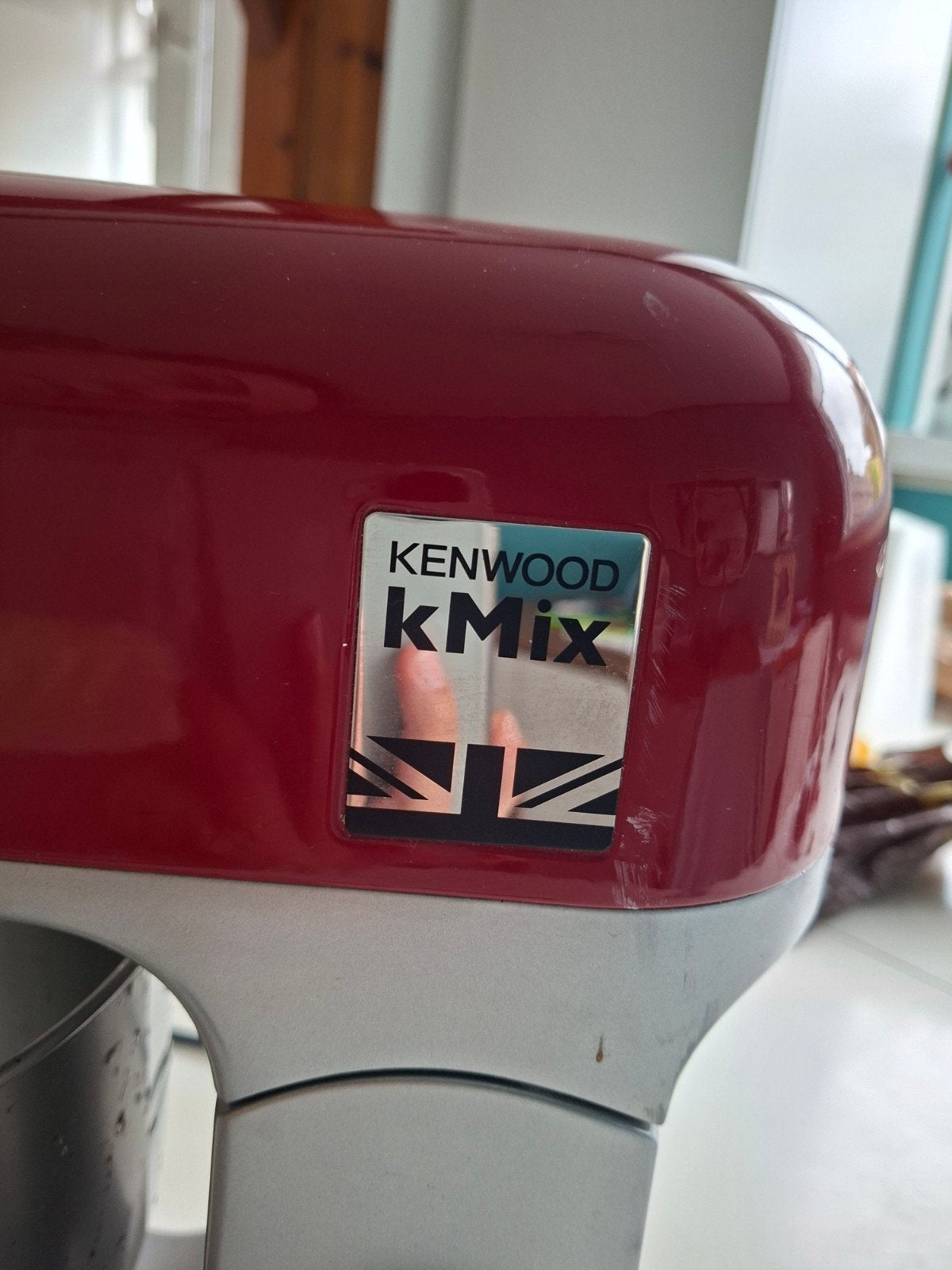 Kenwood kMix KMX75  Keukenmachine Rood met Accessoires, 4 liter of meer, Ophalen, Zo goed als nieuw, 3 snelheden of meer