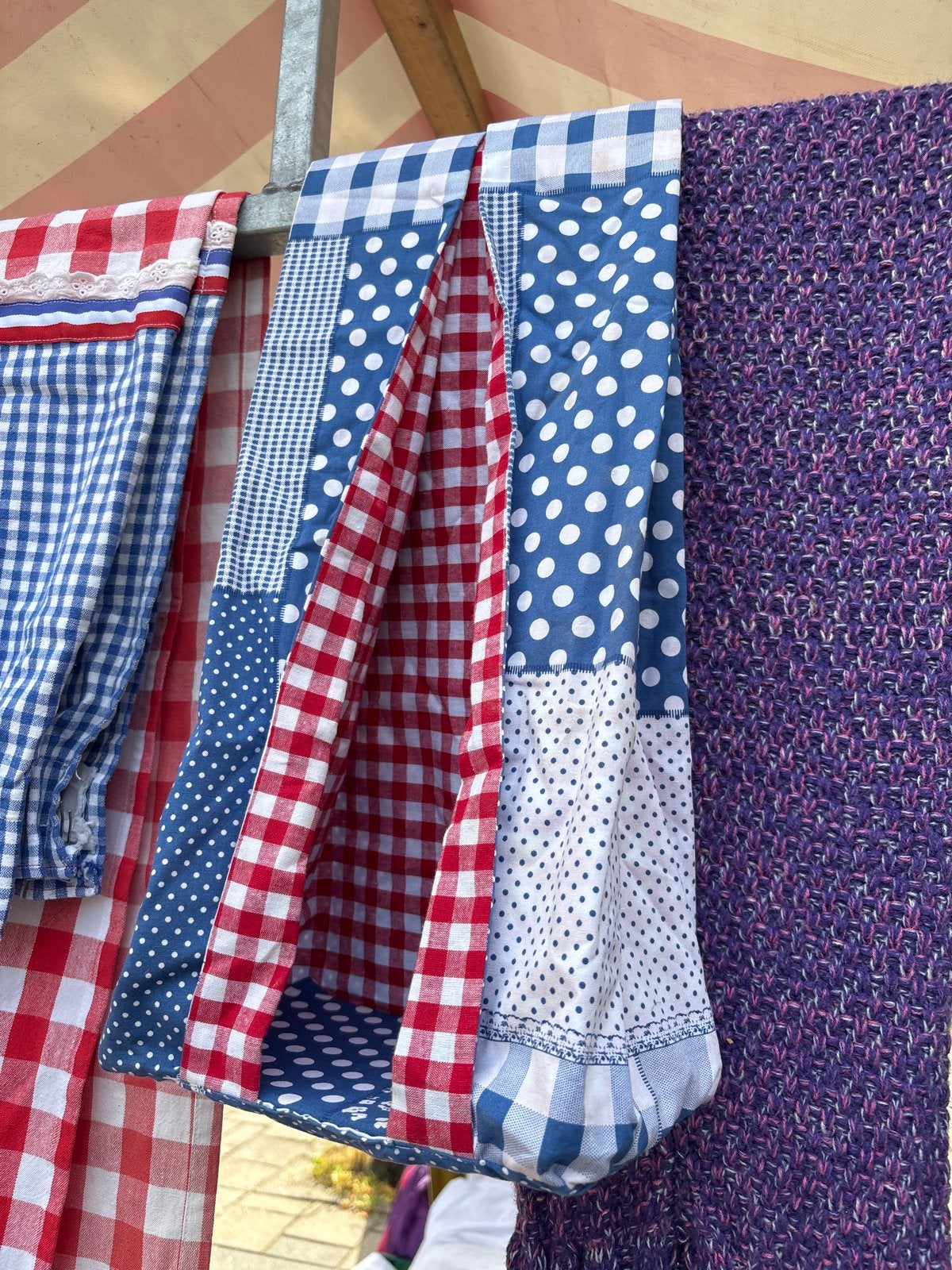 Handgemaakte luierzak in patchwork stijl, Ophalen of Verzenden, Nieuw, Meerkleurig, Overige typen