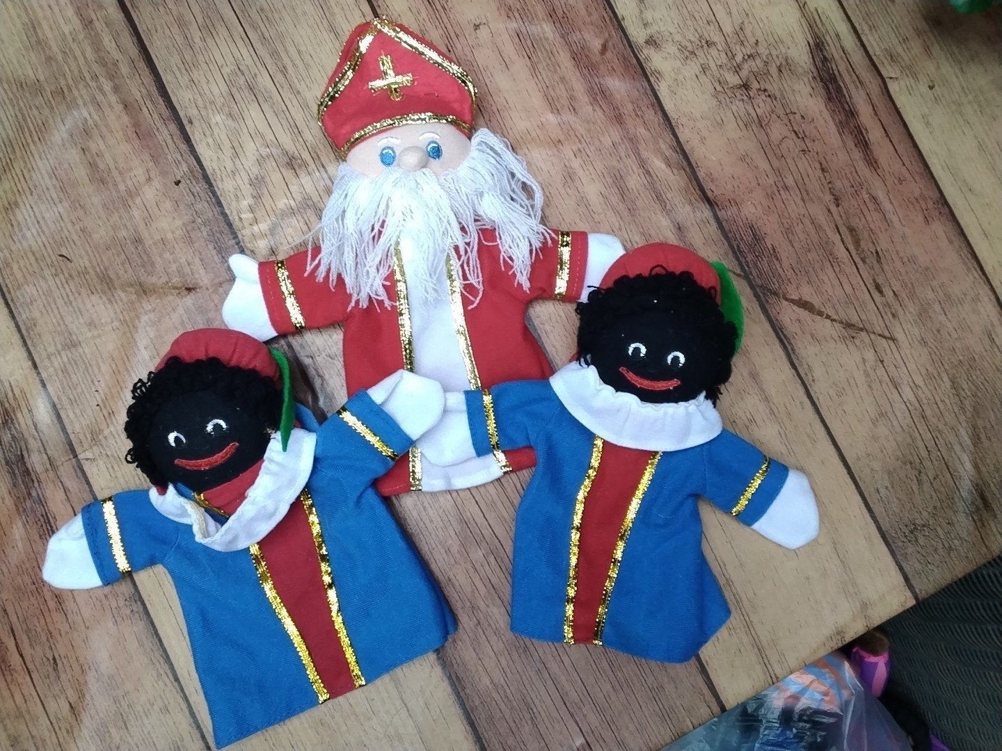 set sinterklaas en pieten handpoppen, Ophalen of Verzenden