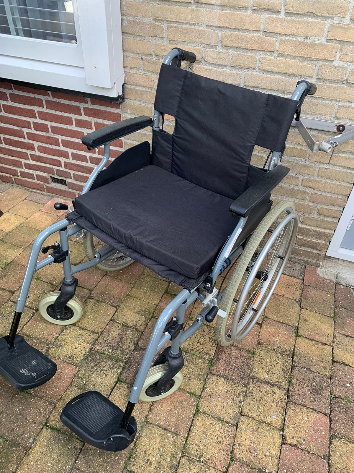 Rolstoel, Ophalen, Inklapbaar, Zo goed als nieuw, Duwrolstoel