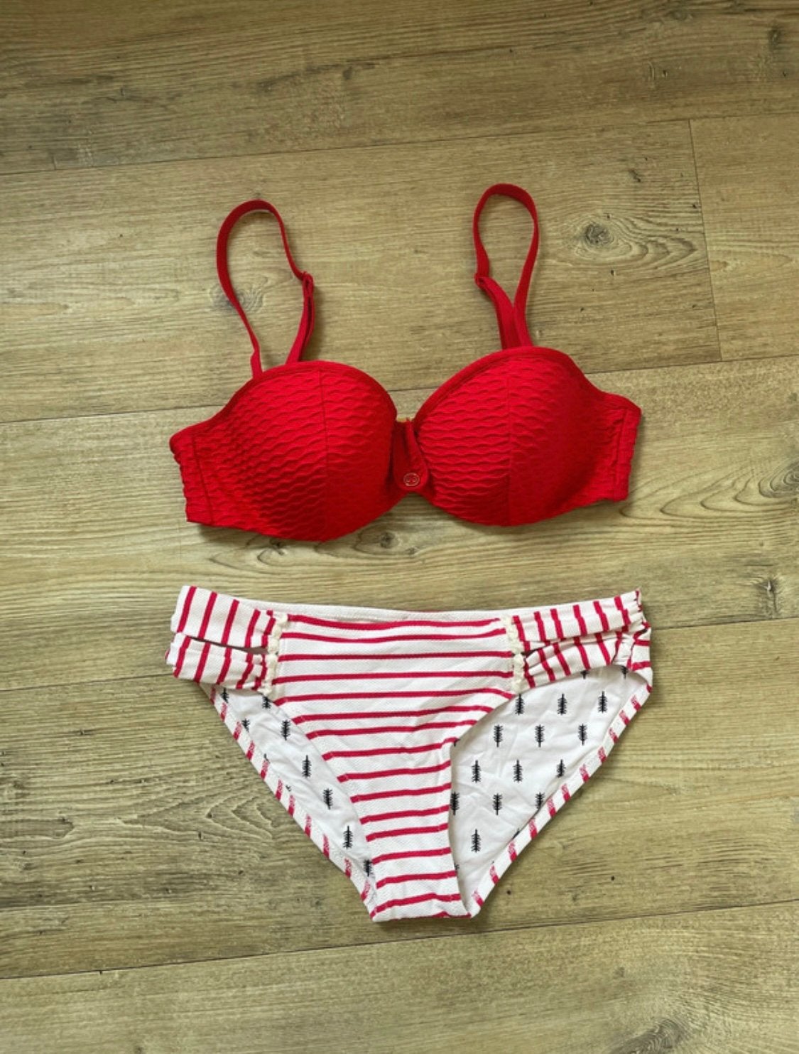Bikini Marie Jo zgan 75B, Verzenden, Zo goed als nieuw, Rood, Bikini