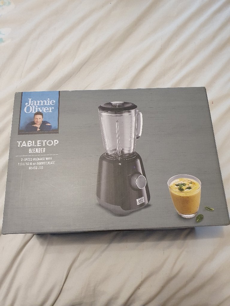 Jamie Oliver blender met 4 Bottle-to-go, Verzenden, Nieuw, Blender