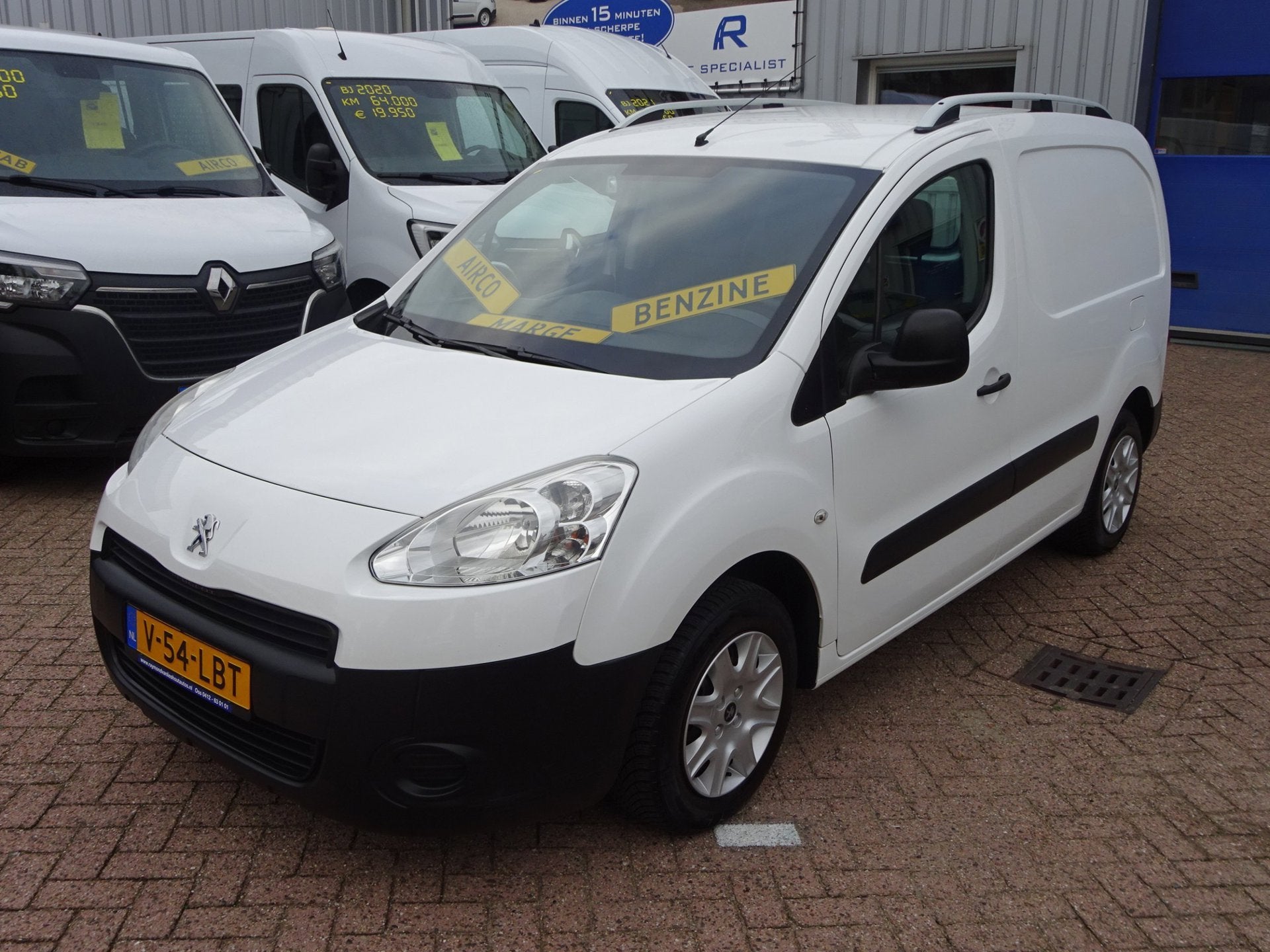 Peugeot PARTNER 120 1.6 VTi L1 XR Benzine AIRCO 3 ZITPLAATSE, Auto's, Voorwielaandrijving, Euro 5, Stof, Gebruikt