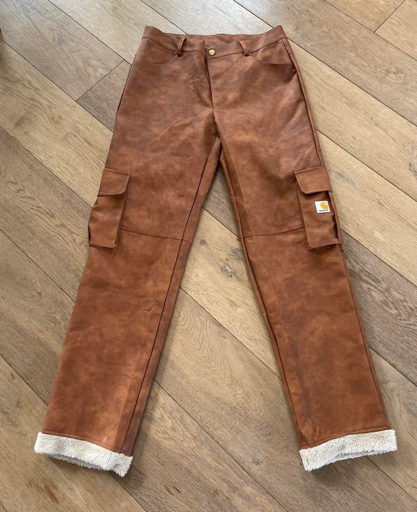 Carhartt broek, mt M ( staat in S), Maat 38/40 (M), Bruin, Nieuw, Ophalen of Verzenden