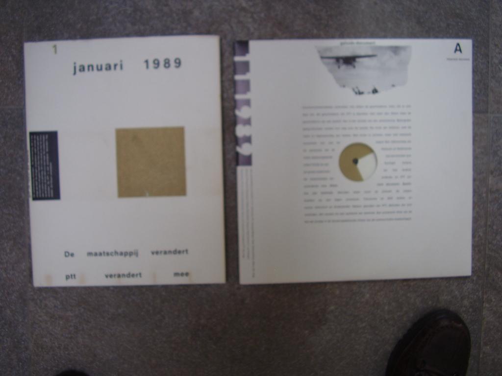 Jubileumboek PTT  1989 + grammofoonplaat, Verzenden, Gelezen