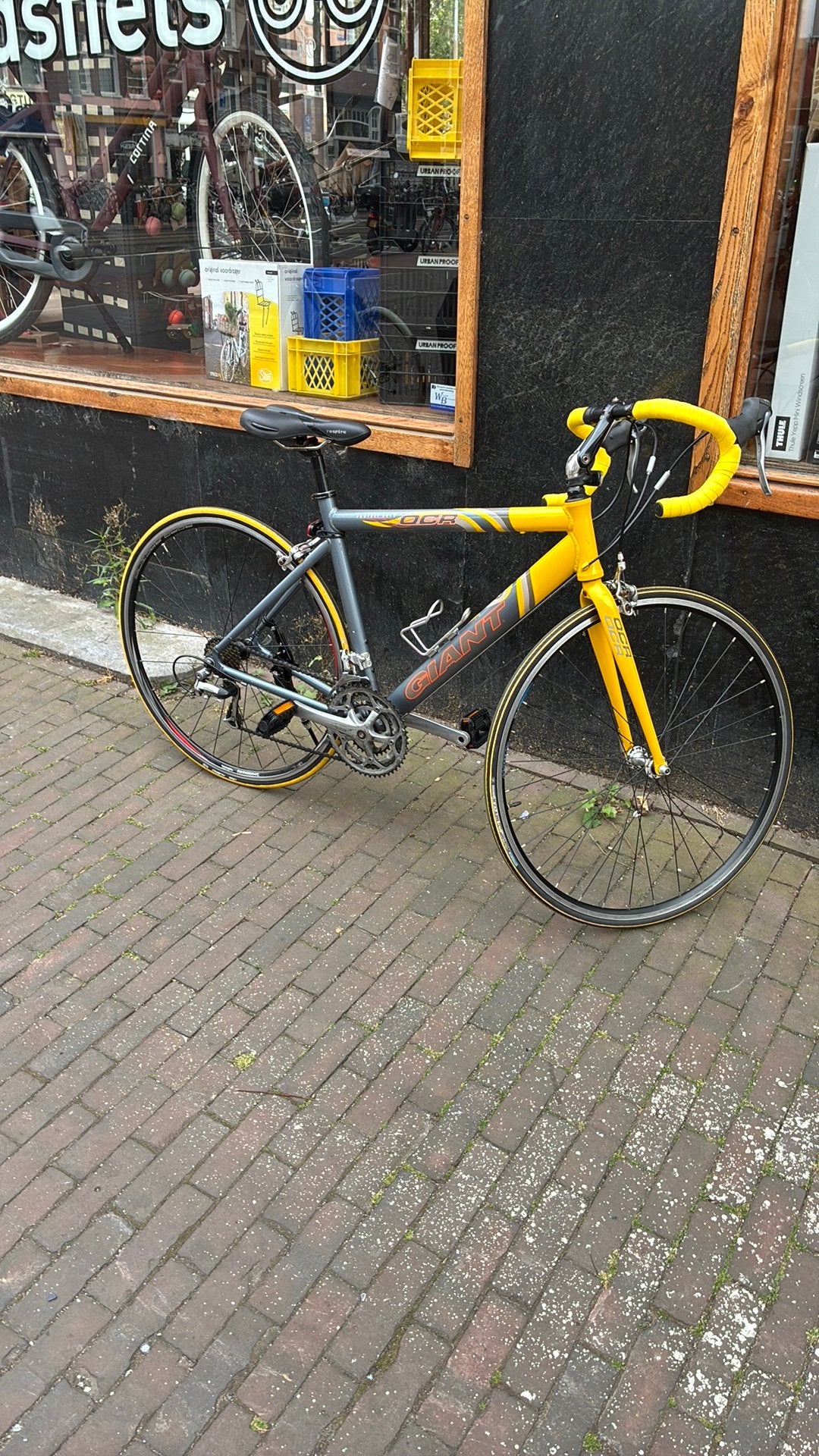Giant racefiets, Fietsen en Brommers, Fietsen | Racefietsen, Ophalen, Aluminium, Giant, Zo goed als nieuw