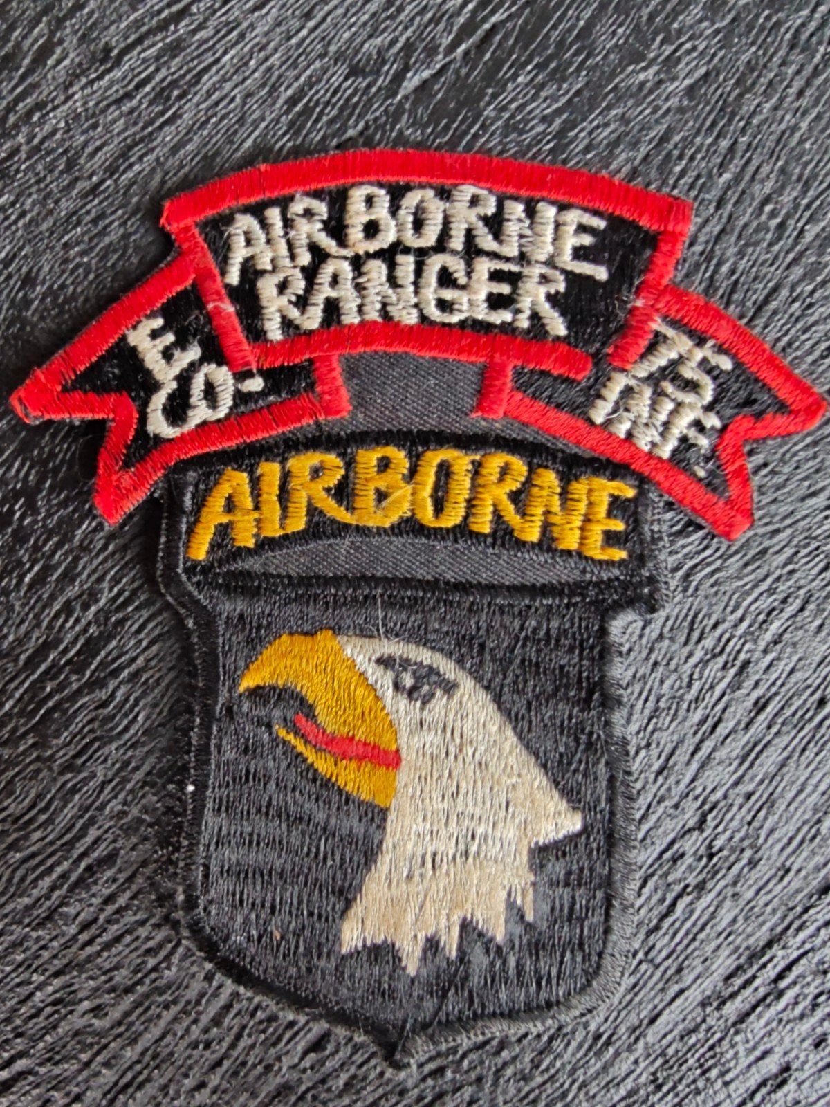 Patch - RANGER - 101st AIRBORNE - LRRP - Echo Co  75th - Vi, Verzamelen, Verzenden, Landmacht, Amerika, Embleem of Badge