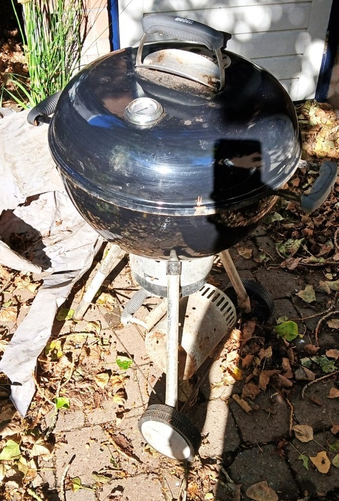 WEBER COMPACTE KOGEL BBG, Tuin en Terras, Ophalen, Gebruikt, Weber