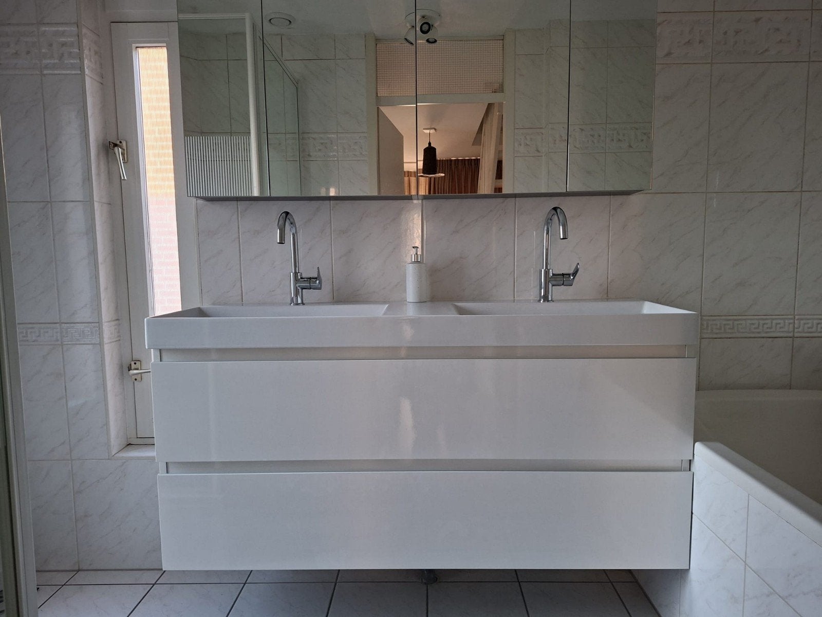 Badmeubel, Huis en Inrichting, Badkamer | Badkamermeubels, Ophalen, 25 tot 50 cm, 100 tot 150 cm, Minder dan 100 cm