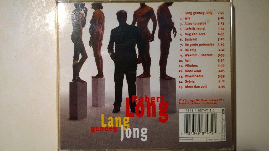 Robert Long - Lang Genoeg Jong, Cd's en Dvd's, Cd's | Nederlandstalig, Ophalen of Verzenden, Zo goed als nieuw, Pop