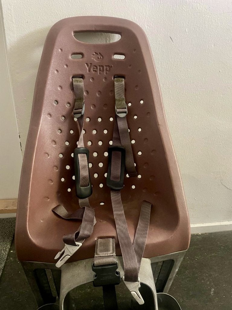 Yepp achterzitje bruin, Fietsen en Brommers, Ophalen, 0 t/m 18 kg, Voorzitje, Thule Yepp