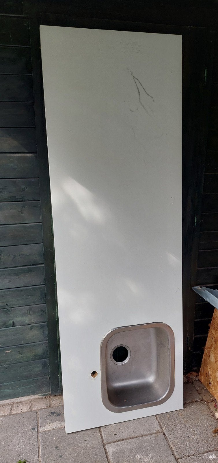 IKEA FYNDIG spoelbak met werkblad 186 x 63,5 cm, Ophalen, Gebruikt
