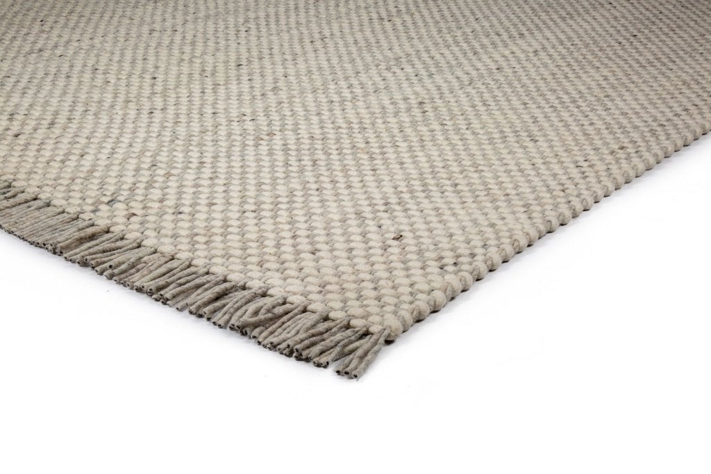 Vloerkleed / Karpet Brinker Burano White Grey 170x230cm, Wol, Nieuw, Ophalen of Verzenden, 200 cm of meer