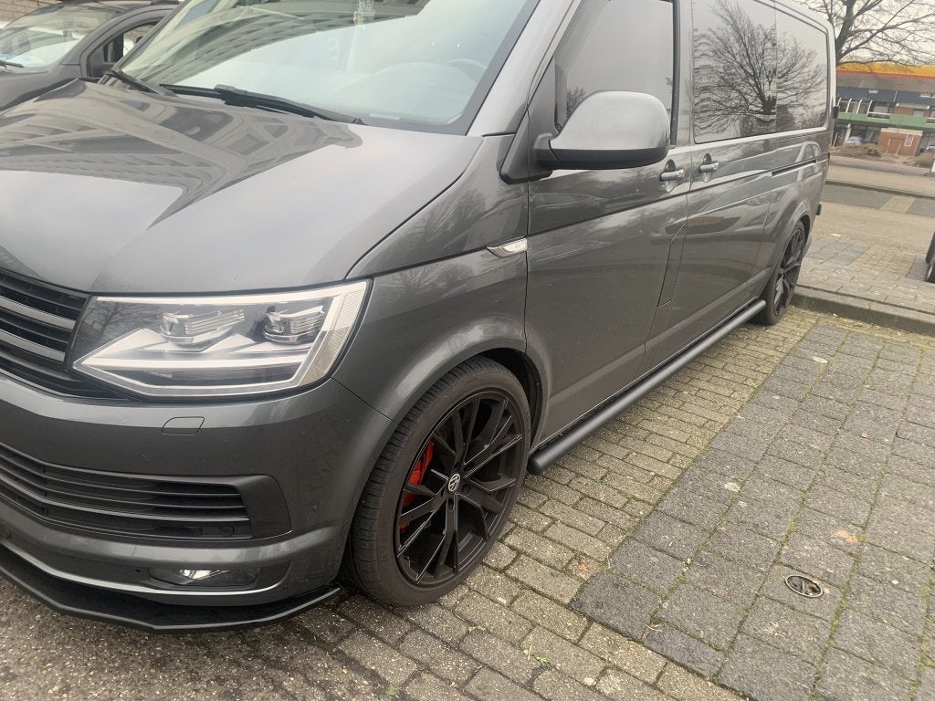 VW T5 T6 Zwarte Sidebars