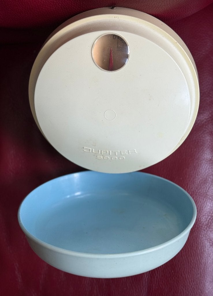 Jupiter 5000 weegschaal jaren 50, Keukenweegschaal, Analoog, Ophalen of Verzenden, 500 gram of grover