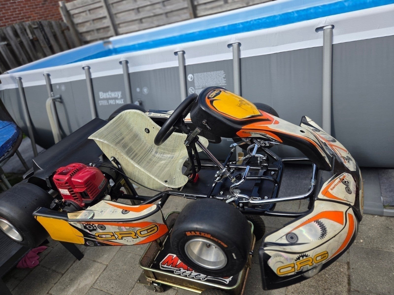 CRG PUFFO KART  Honda GX35 Motor, Ophalen of Verzenden, Gebruikt, Kart