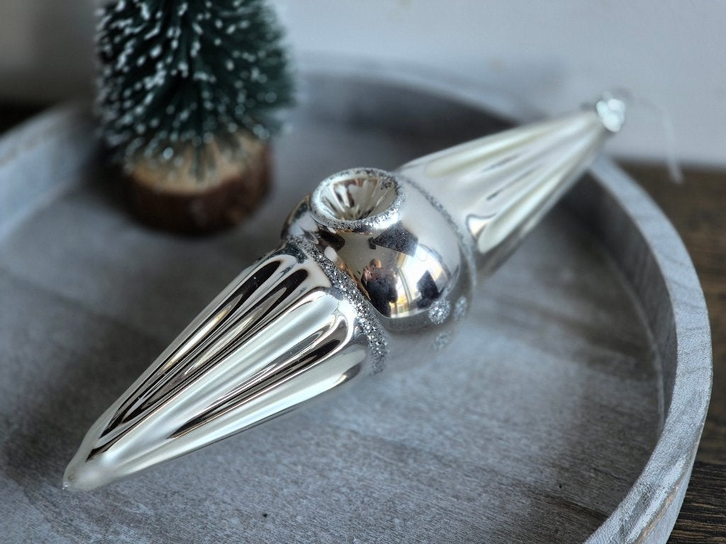 Vintage deuk pegel zilver 425, Diversen, Kerst, *, Gebruikt, *, Ophalen of Verzenden