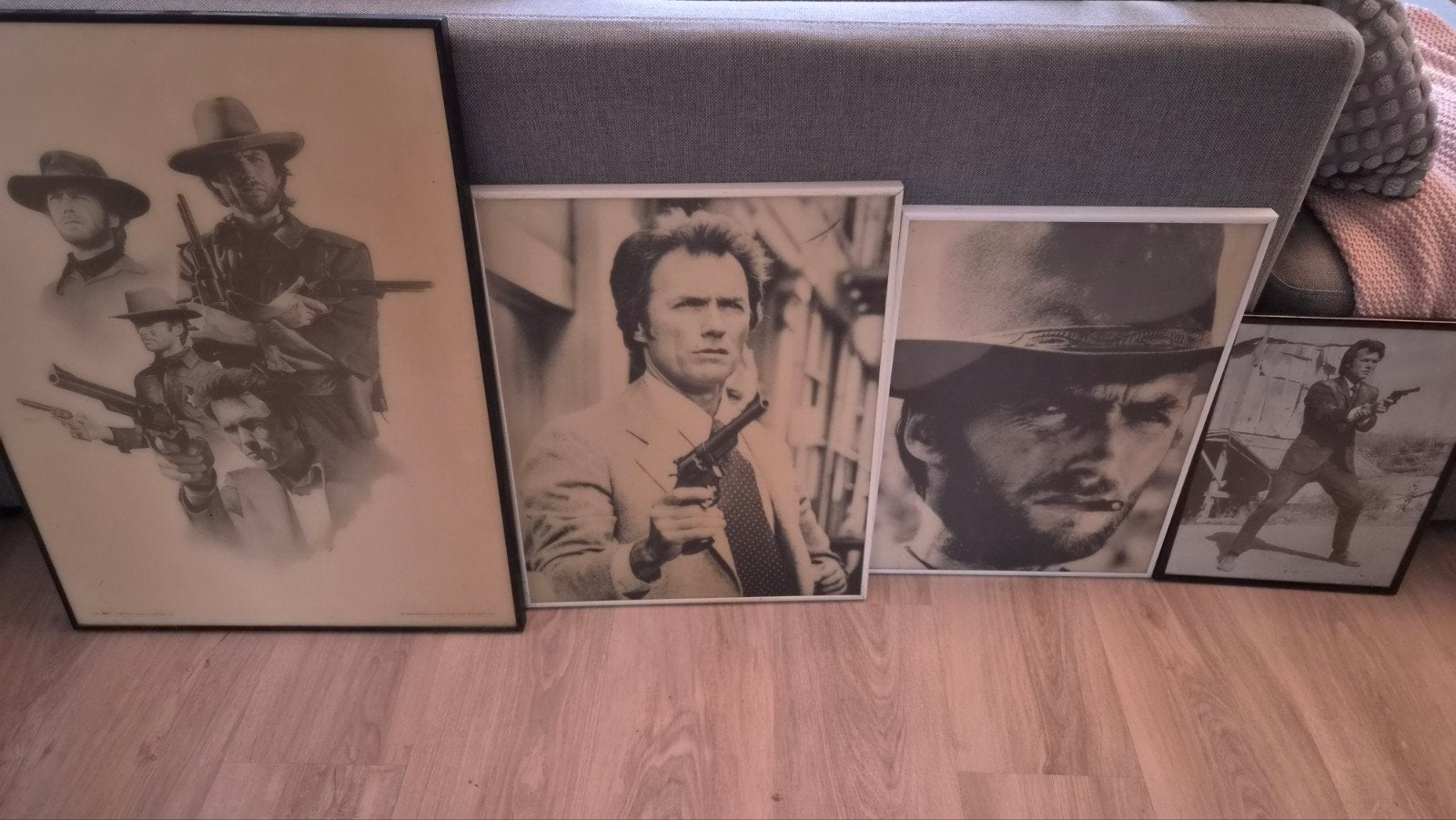 Diverse Clint Eastwood Posters/Prints, Ophalen of Verzenden, Gebruikt, Minder dan 50 cm, Foto of Poster