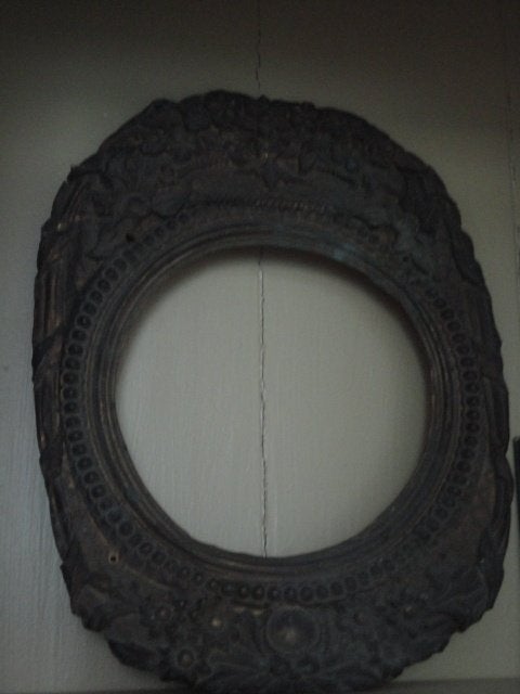 antiek FRANS LATOENKOPEREN ORNAMENT, comtoise/donker patina, Ophalen of Verzenden