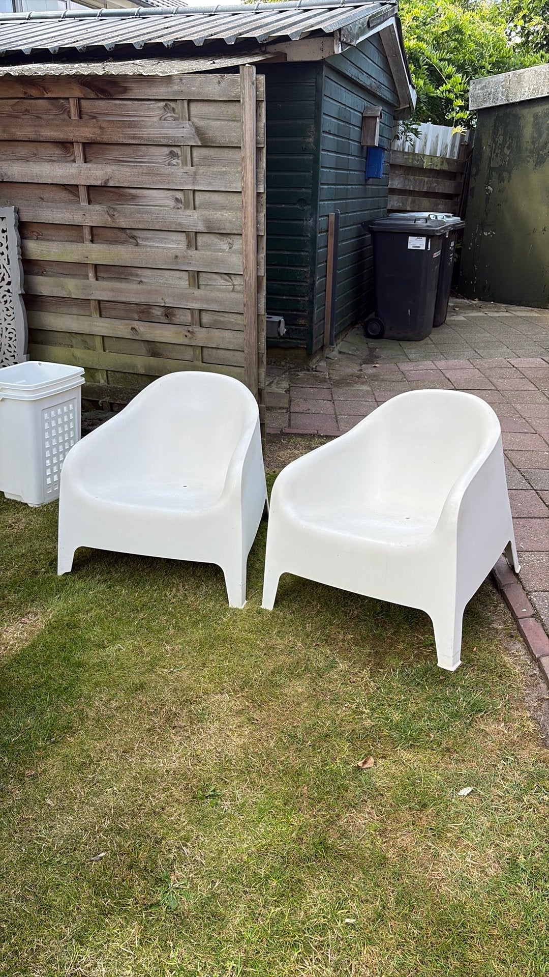 Tuinstoelen ikea, Tuin en Terras, Tuinstoelen, Ophalen, Zo goed als nieuw, Kunststof