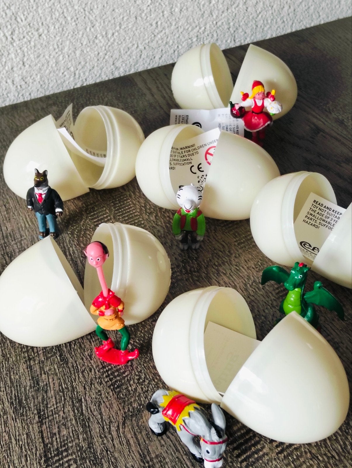 Vintage Efteling sprookjesbos eendenei met figuurtjes, Ophalen of Verzenden, Nieuw, Beeldje of Poppetje