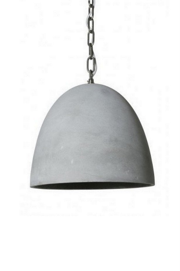 Stoere grijze hanglamp HALLE beton grijs SALE!