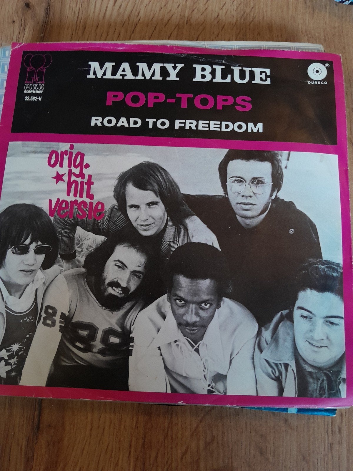 Pop-tops 7 inch mamy blue, Ophalen of Verzenden, Zo goed als nieuw, Pop