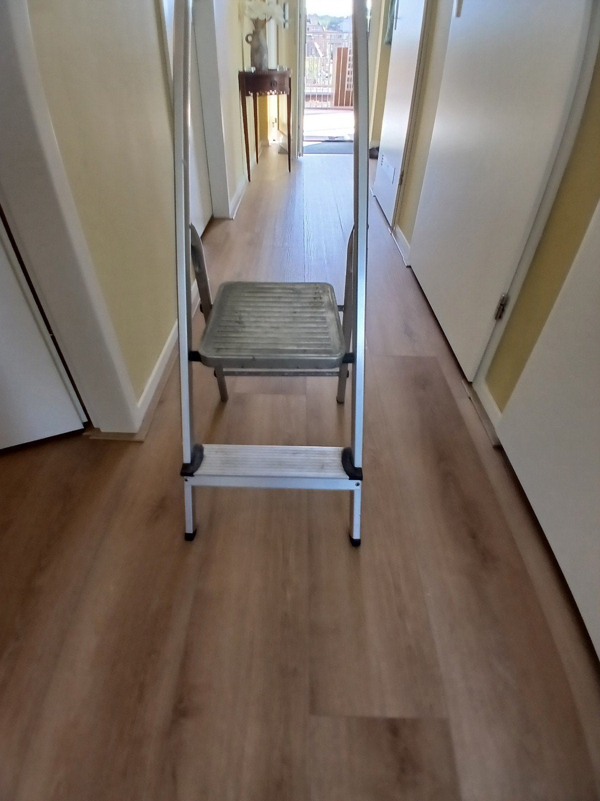 Handige opvouwbare trap/krukje met 2 treden, Ophalen