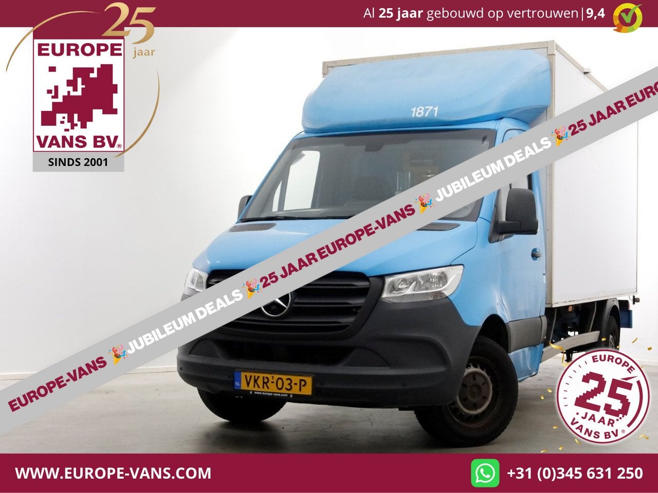 Mercedes-Benz Sprinter 311 CDI 115pk E6 RWD Bakwagen met ach, Auto's, 13 km/l, Dealer onderhouden, Achterwielaandrijving, Euro 6