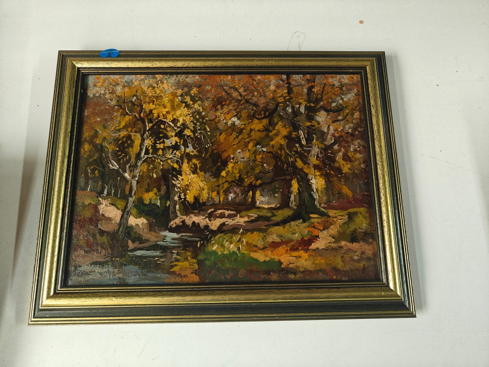 Herfstbos - Jan van Vuuren, Ophalen, Doek, Realistisch, Landschap