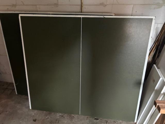 tafeltennistafel, Sport en Fitness, Tafeltennis, Ophalen, Gebruikt, Tafel Outdoor, Inklapbaar