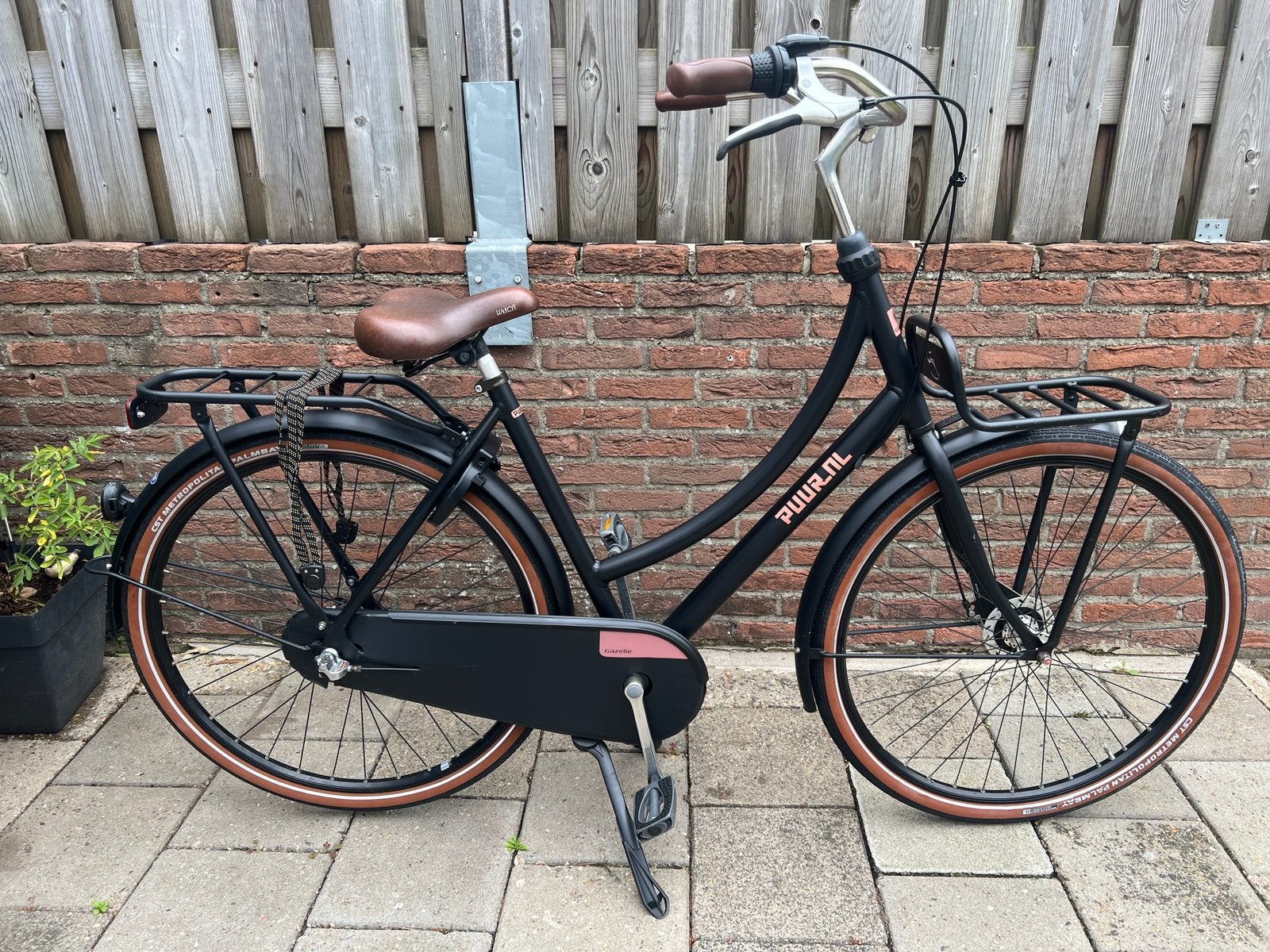 Gazelle Puur NL Dames/Meisjesfiets Transport Weinig gebruikt, Fietsen en Brommers, Ophalen, 53 tot 56 cm, Versnellingen, Zo goed als nieuw