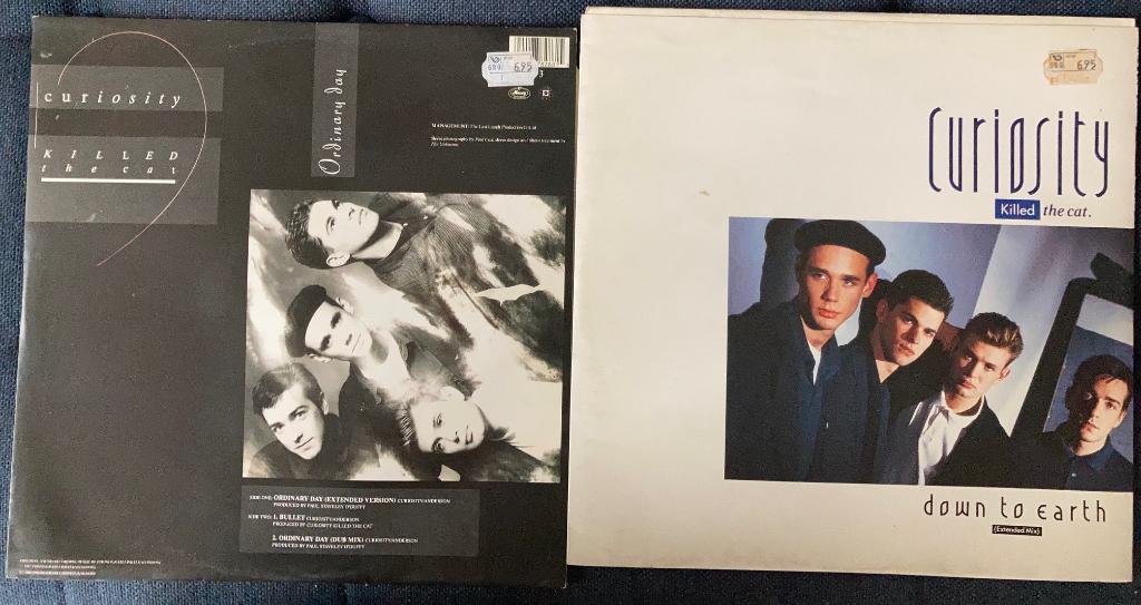 CURIOSITY KILLED THE CAT (2 MAXI singles 12"), Beschermende buitenhoes, Ophalen of Verzenden, 12 inch