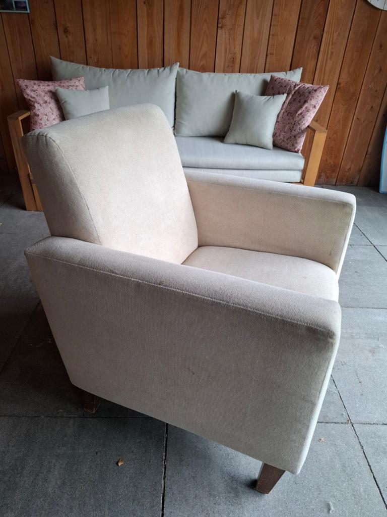 Fauteuil gratis, Gebruikt, 75 tot 100 cm, Ophalen of Verzenden, Stof
