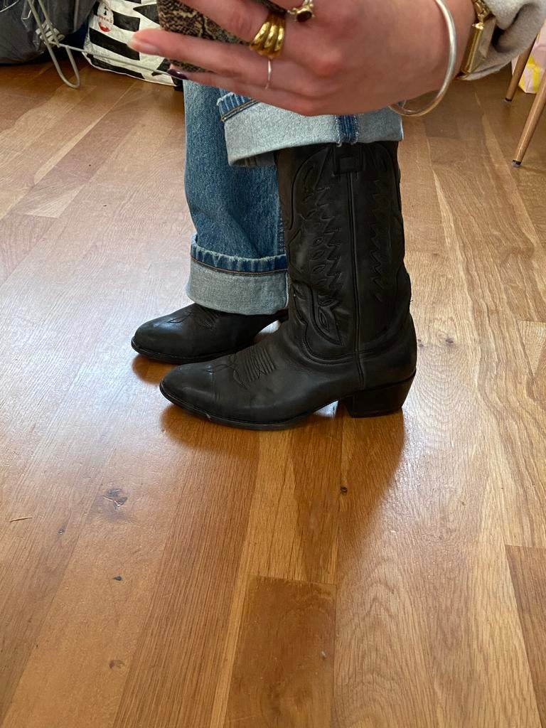 Sendra laarzen maat 38 - Stevig en comfortabel leer, Kleding | Dames, Schoenen, Ophalen, Gedragen, Zwart, Hoge laarzen