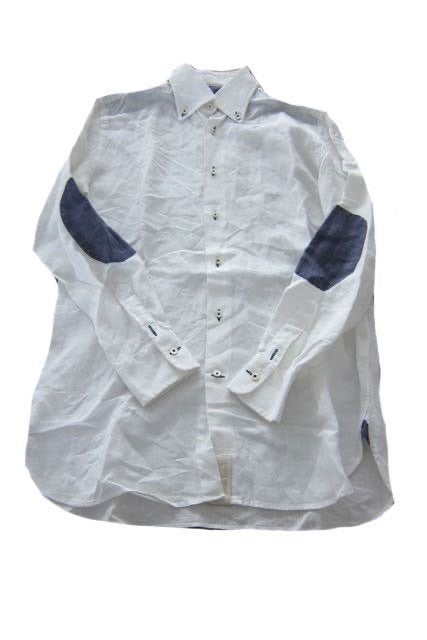 Artu napoli linnen blouse overhemd creme 38, Halswijdte 38 (S) of kleiner, Wit, Zo goed als nieuw, Artu Napoli
