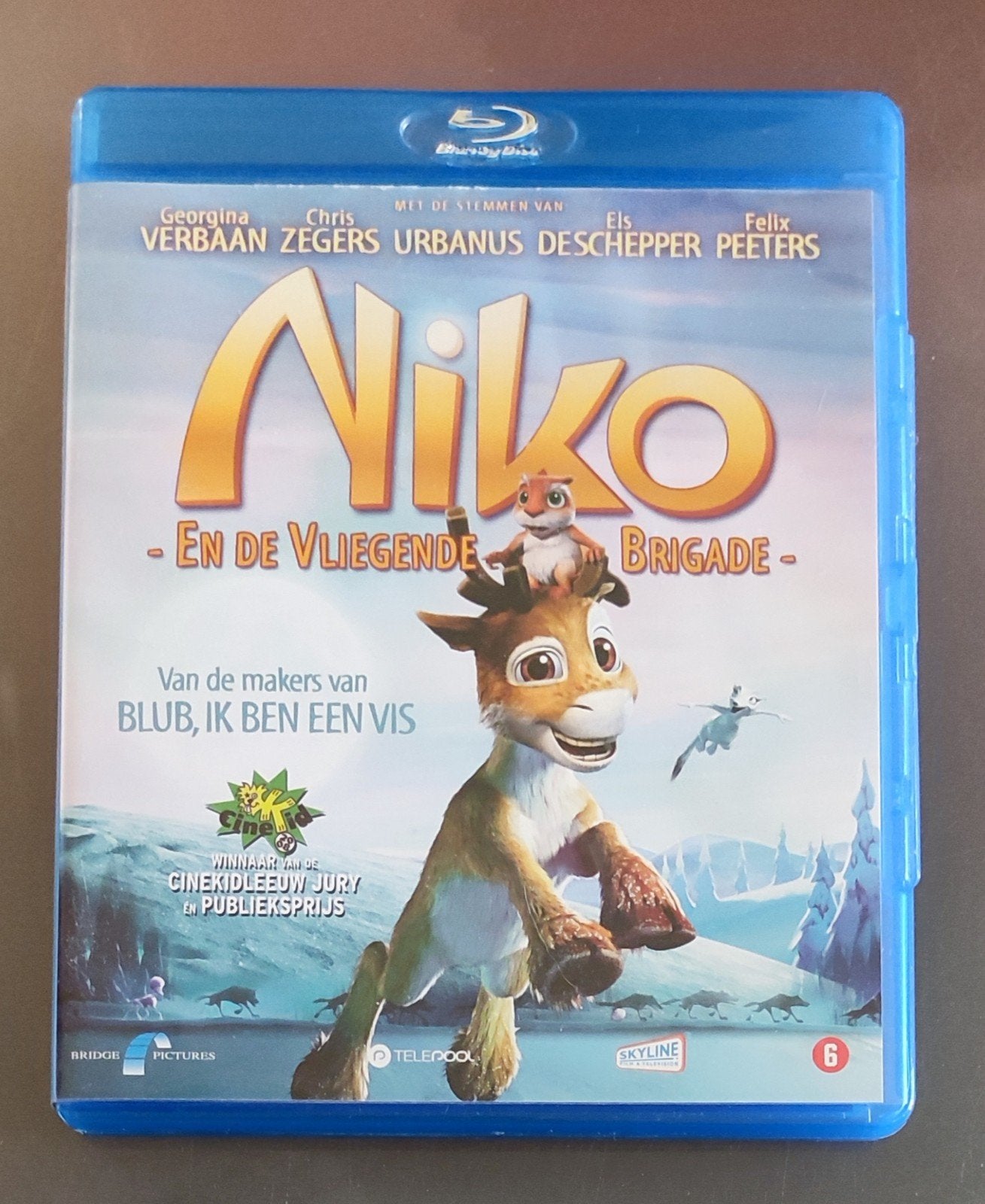 Niko en de vliegende brigade - blu-ray, Cd's en Dvd's, Ophalen of Verzenden, Zo goed als nieuw, Blu-ray, Kinderen en Jeugd