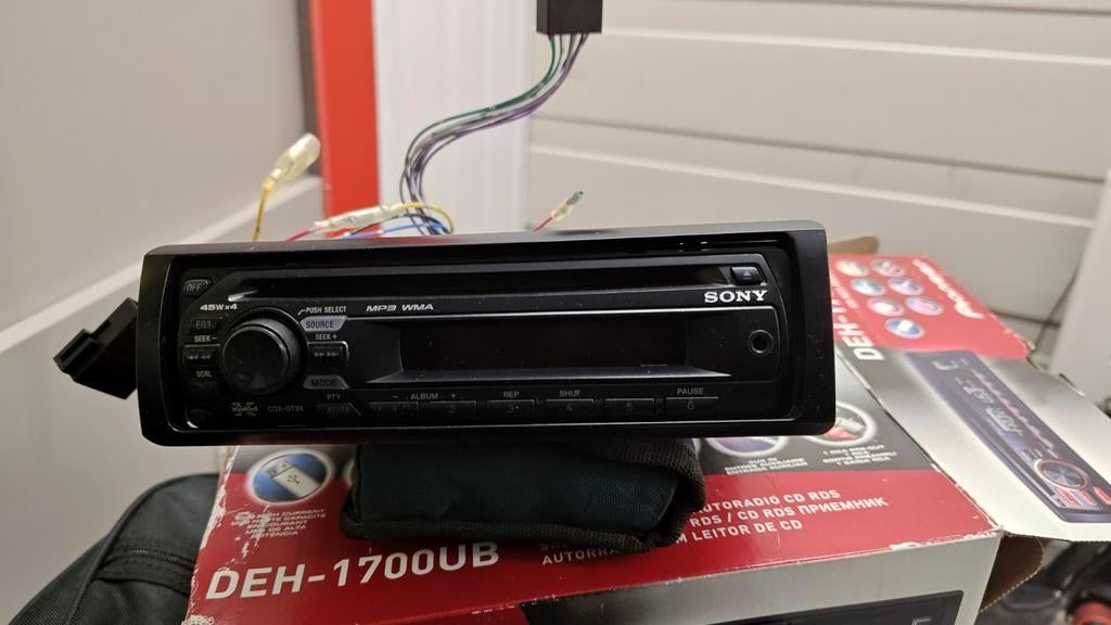 Sony Xplod CDX-GT24 Autoradio - MP3/WMA compatibel, Ophalen, Gebruikt