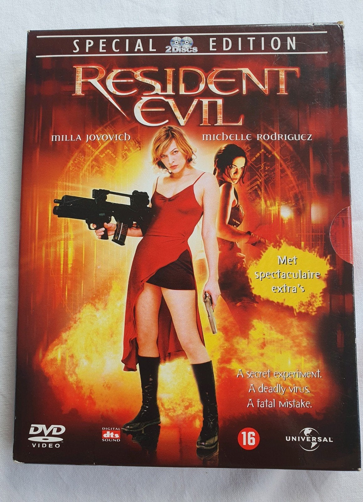 Resident Evil Special Edition DVD - Actiethriller, Vanaf 16 jaar, Nederlands, Bonusmateriaal, Actiethriller