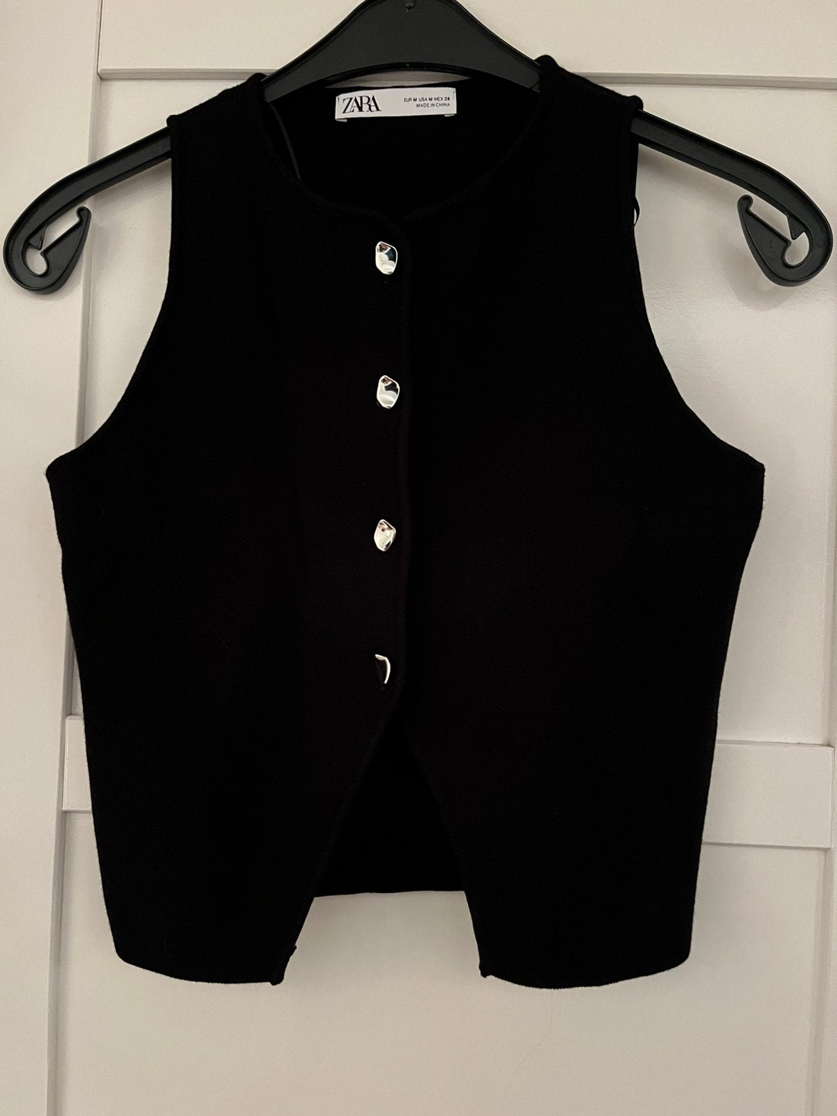 Zara gilet zwart maat S/M, Kleding | Dames, Truien en Vesten, Ophalen of Verzenden, Zo goed als nieuw, Maat 36 (S), Zwart