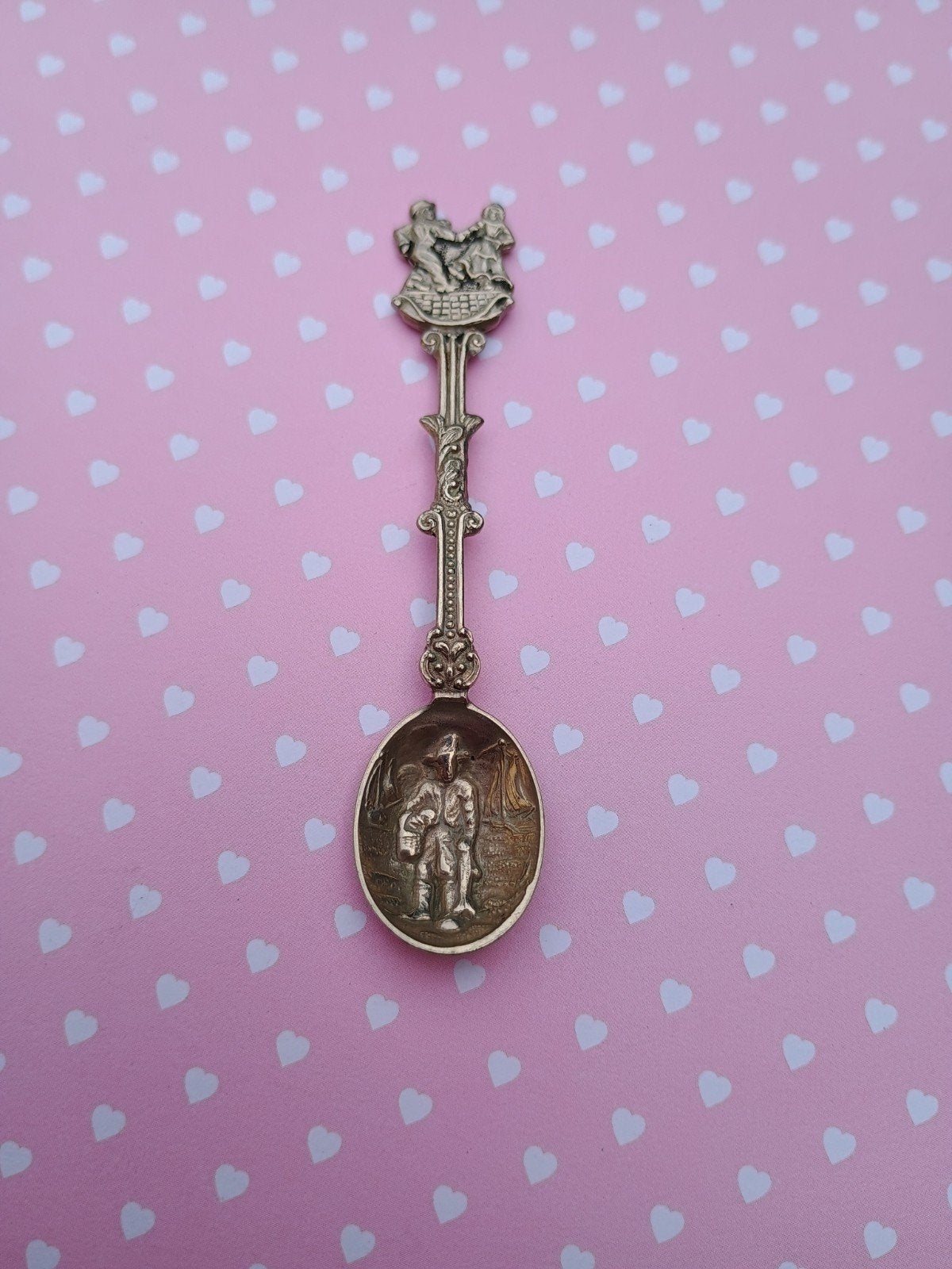 Klein oud souvenir lepeltje, Antiek en Kunst, Ophalen of Verzenden
