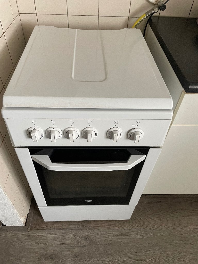Gasfornuis, Witgoed en Apparatuur, Ophalen, Gebruikt, 4 kookzones, Gas