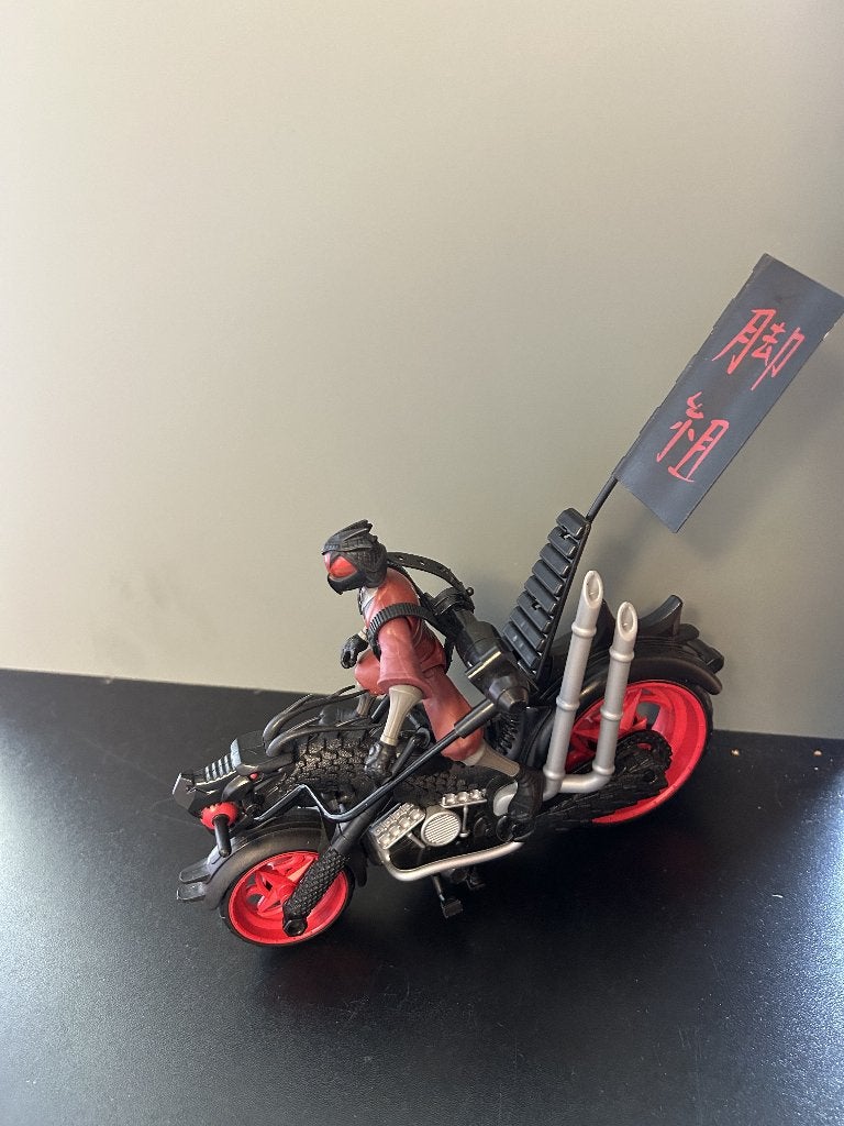 Turtles Dragon Chopper met Foot Soldier, Ophalen of Verzenden, Gebruikt
