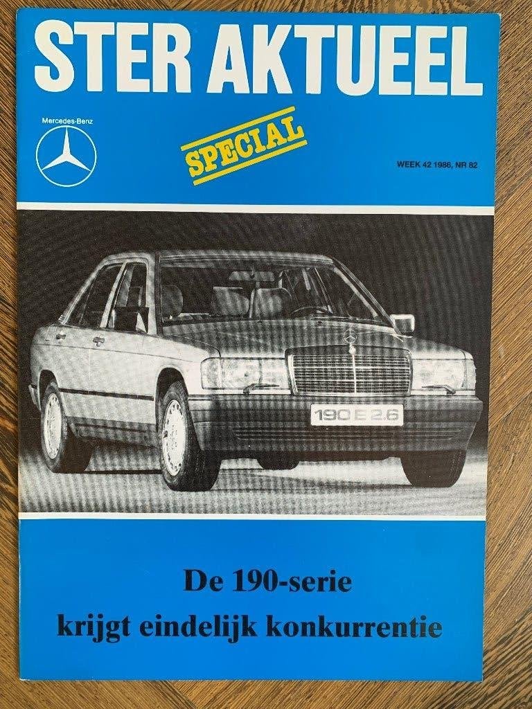 Ster aktueel Mercedes-Benz 190 W201 konkurrentie 1986 intern, Nieuw, Mercedes-Benz, Mercedes, Ophalen of Verzenden