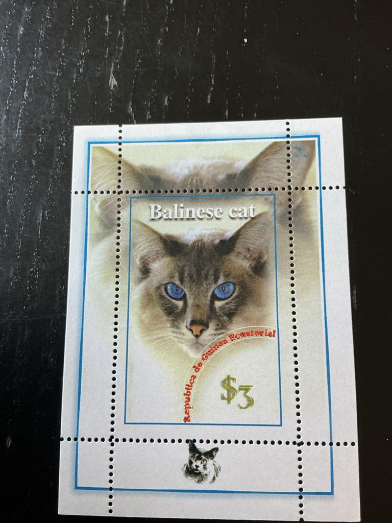 Postzegels Kattenrassen: Balinees, Birmaan, Burmees, Ophalen of Verzenden, Postfris, Dier of Natuur