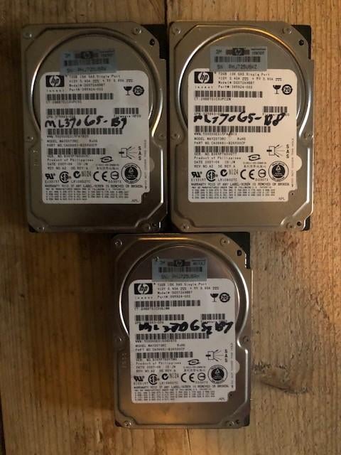 24 SCSI HDD 16x HP 8x Compaq, Computers en Software, Ophalen, Intern, Server, Zo goed als nieuw