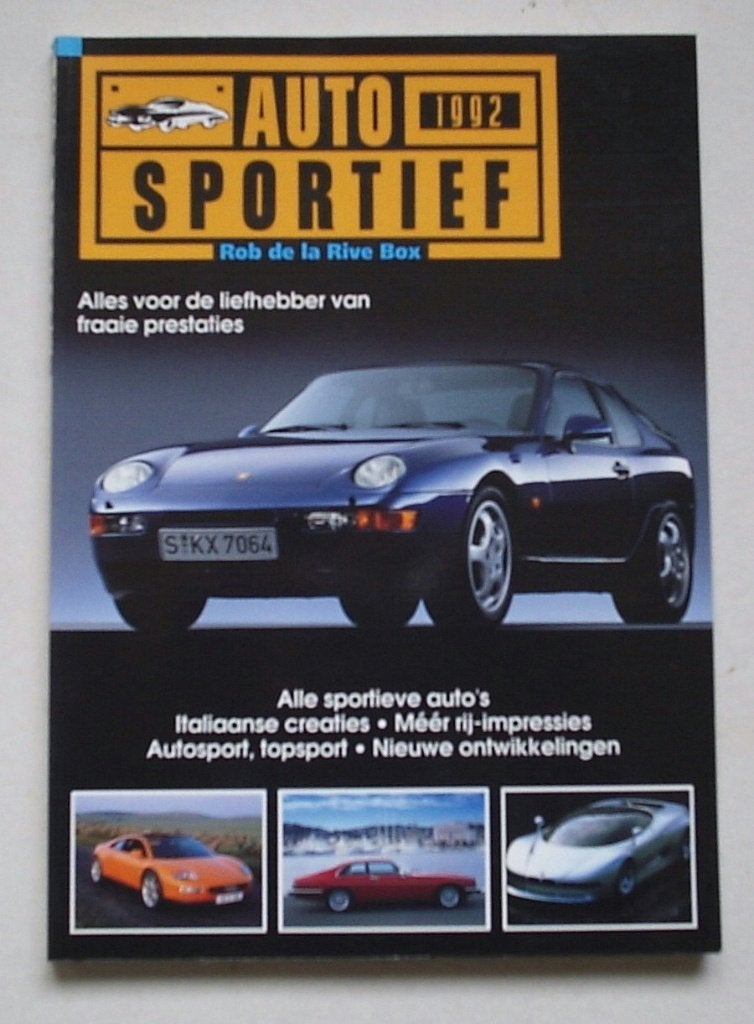 Auto Sportief 1992 - Rob de la Rive Box. Nieuw, Algemeen, Verzenden, Nieuw, Rob de la Rive Box