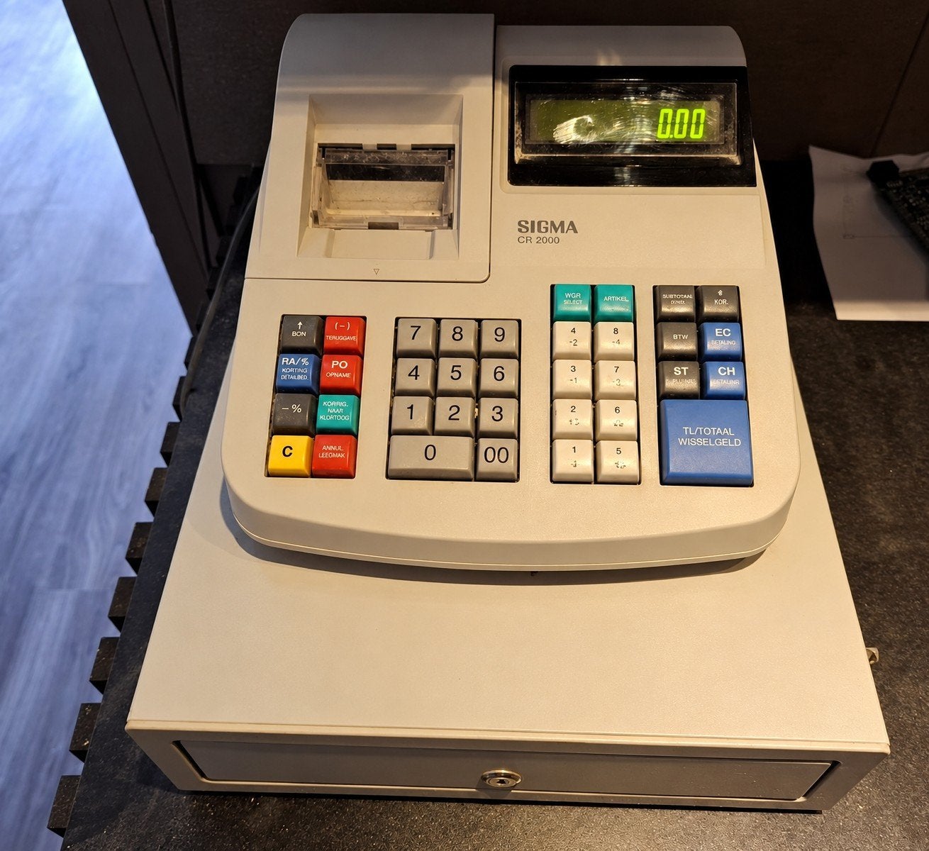 Sigma CR 2000 Kassa, Ophalen, Overige typen