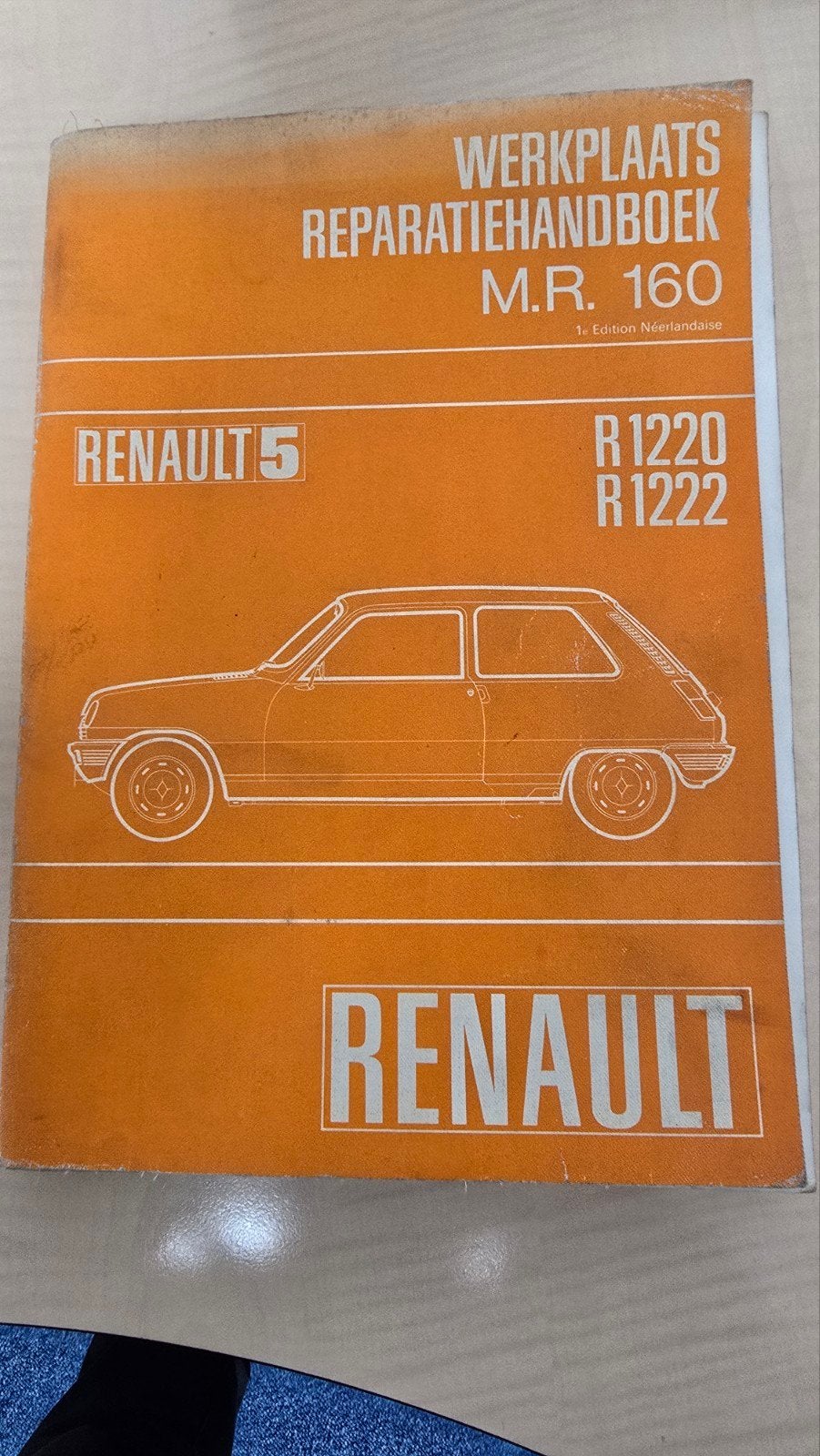 Renault 5 Werkplaats Reparatiehandboek MR 160, Ophalen of Verzenden